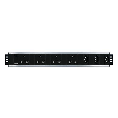 Crabtree Diamond Rail 7 Way 4 X Sockets + 3 X Slimline 475Mm