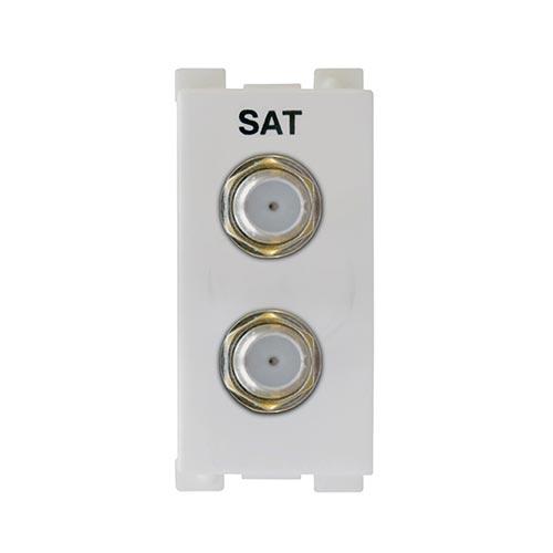 Crabtree Diamond Ducting Double Satellite Module