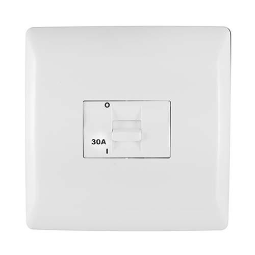 Crabtree Diamond Geyser Isolator 30A Double Pole 100Mm X 100Mm