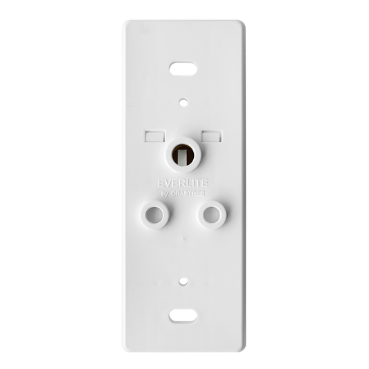 Crabtree Classic Single 164-3 (6A) Socket on Yoke with Large Terminals