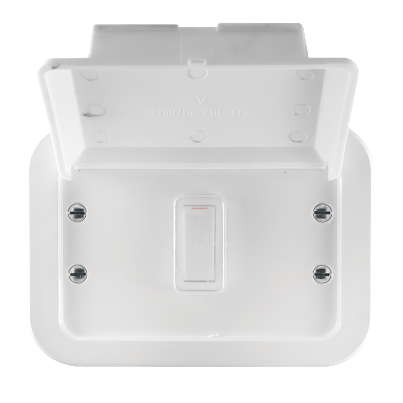 Crabtree Classic Industrial 1 Lever 2 Way Switch on 119x83 Weatherproof Surface Box