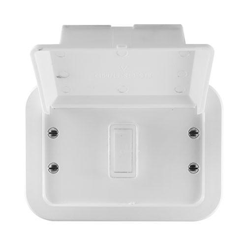 Crabtree Classic 1 Lever 1 Way Industrial Switch with Weatherproof Surface Box