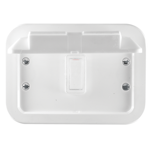 Crabtree Classic 1 Lever 1 Way Industrial Switch on Weatherproof Plastic Surface Box