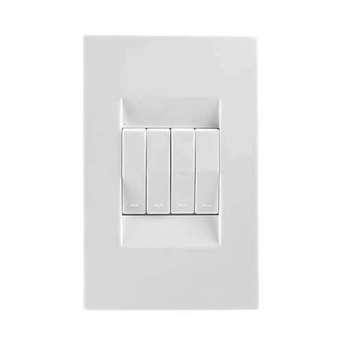 Crabtree Topaz 4 Lever Light Switch