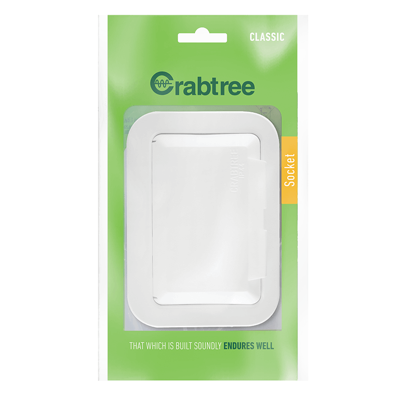 Crabtree Classic Industrial Single STD Switched Socket 164-1 on Weatherproof Surface Box