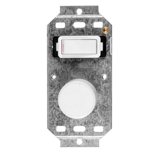 Crabtree Classic 1 or 2 Lever LED Press On/Off Rotary Smart Dimmer (2x4, 225W)