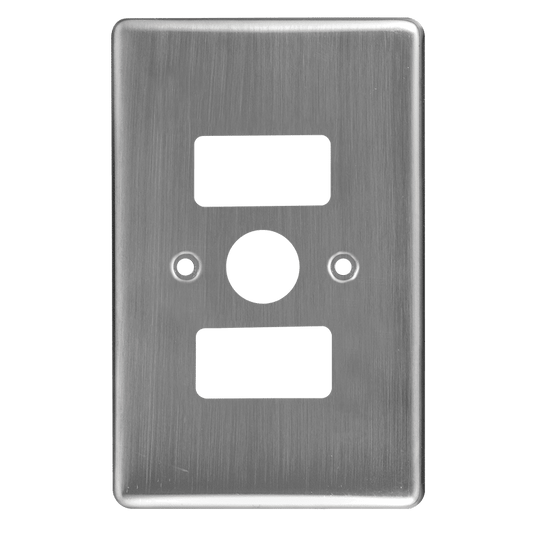 Crabtree Classic 1 Lever Dimmer Steel Coverplate Satin Chrome