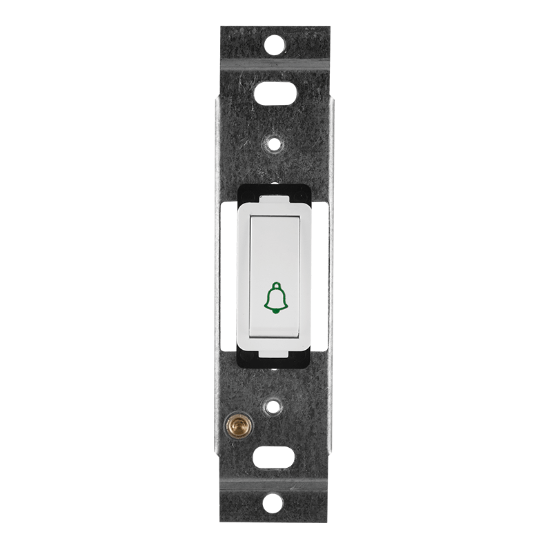 Crabtree Classic 1 Way Bellpress on 2×4 Yoke - White