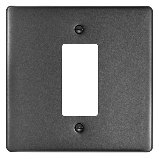 Crabtree Classic 100x100 Isolator Steel Coverplate