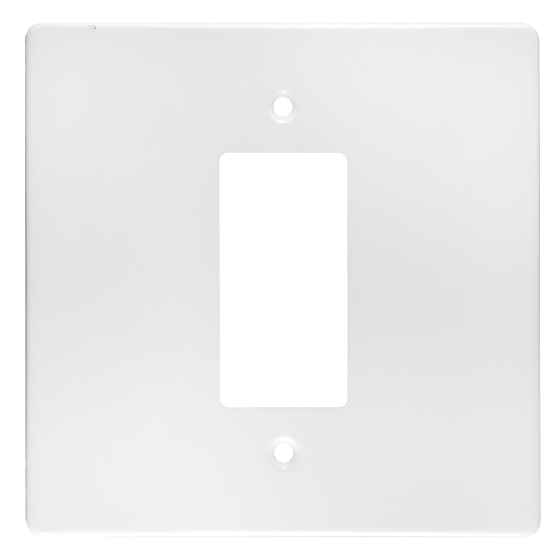 Crabtree Classic Plastic Isolator Coverplate - Durable & Elegant