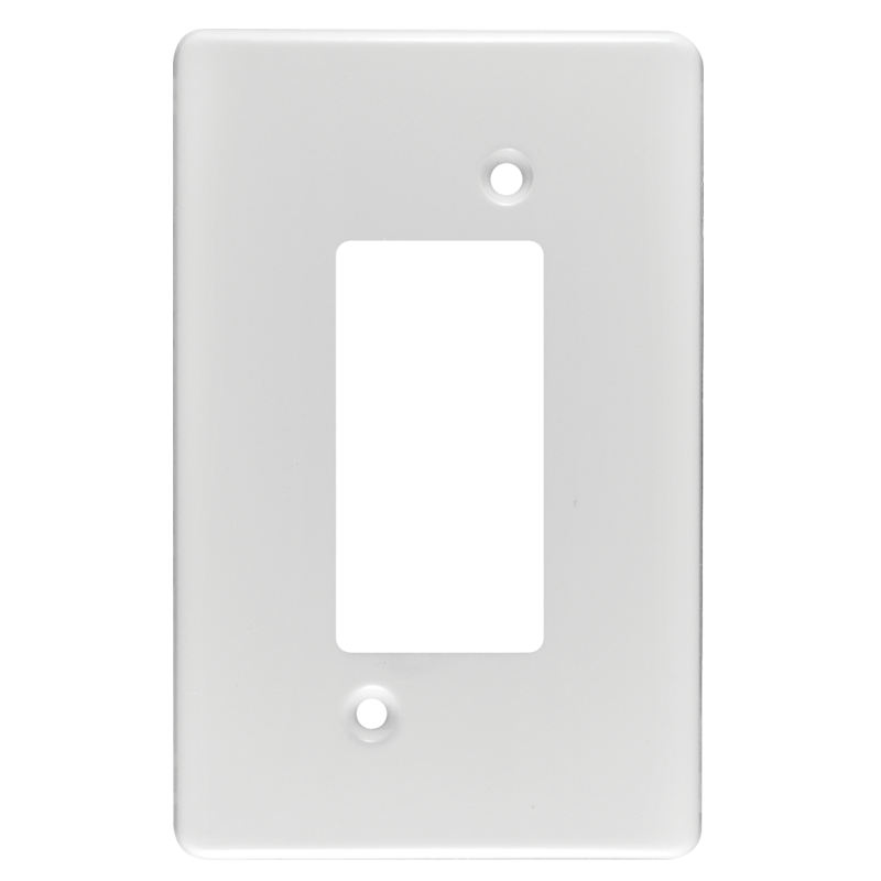 Crabtree Classic Isolator Steel Coverplate - 2x4 Flush Design