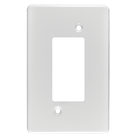 Crabtree Classic Isolator Steel Coverplate - 2x4 Flush Design