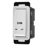 Crabtree Classic Bell Press Dim-on-Off 1 Way Switch