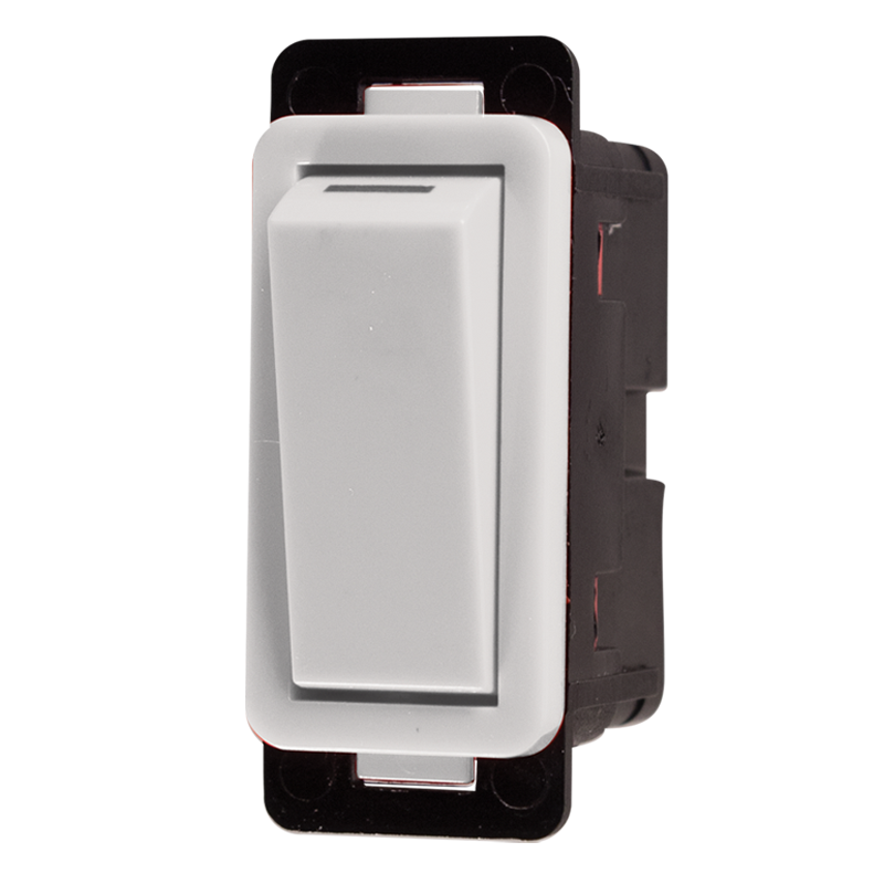 Crabtree Classic 1 Way Clip-in Switch - White, Durable, and Easy to Install
