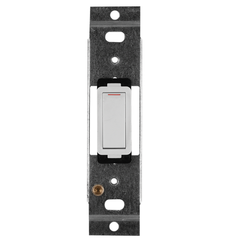 Crabtree Classic 1 Lever 1 Way Switch on Yoke - White
