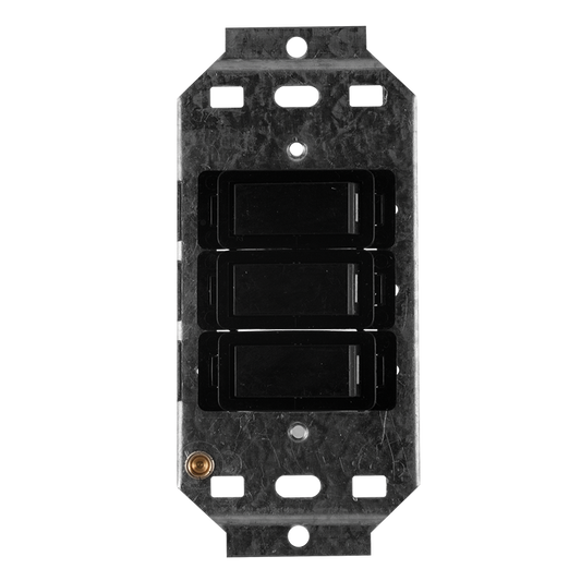 Crabtree Classic 3 Lever 3×1 Way Switch on 2×4 Yoke