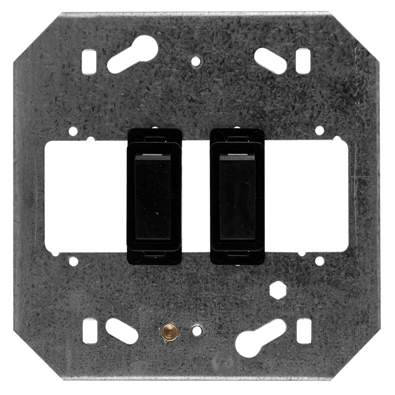 Crabtree Classic 2 Lever 2x1 Way Switch 4x4 (100x100mm)