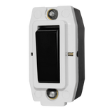 Crabtree Classic Intermediate Screw-in Switch – Versatile and Durable Black Finish