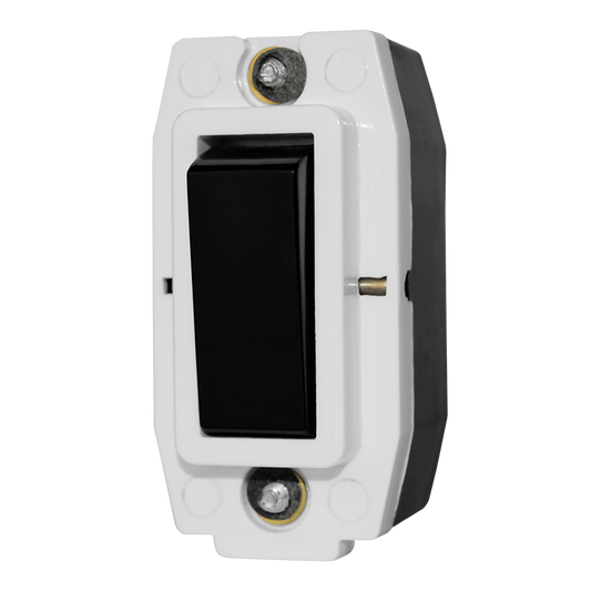 Crabtree Classic Intermediate Screw-in Switch – Versatile and Durable Black Finish