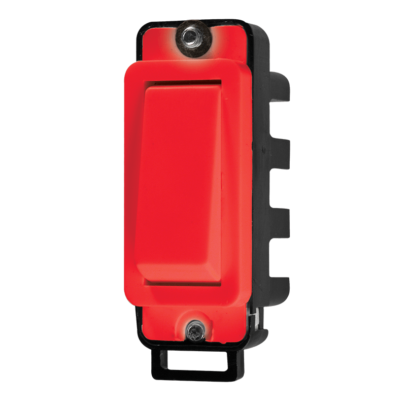 Crabtree Classic 2 Way Screw-in Switch - Red Design for Enhanced Lighting