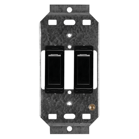 Crabtree Classic 2 Lever 1×1 Plus 1×2 Way Switches on 2×4 Yoke