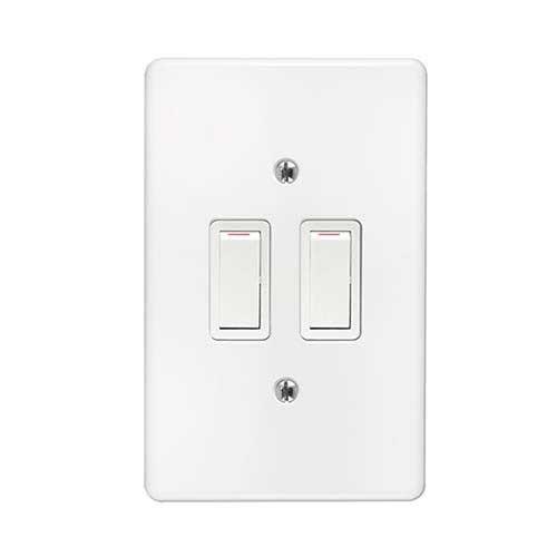 Crabtree Classic 2 Lever 1 x 1-Way, 1 x 2-Way Light Switch