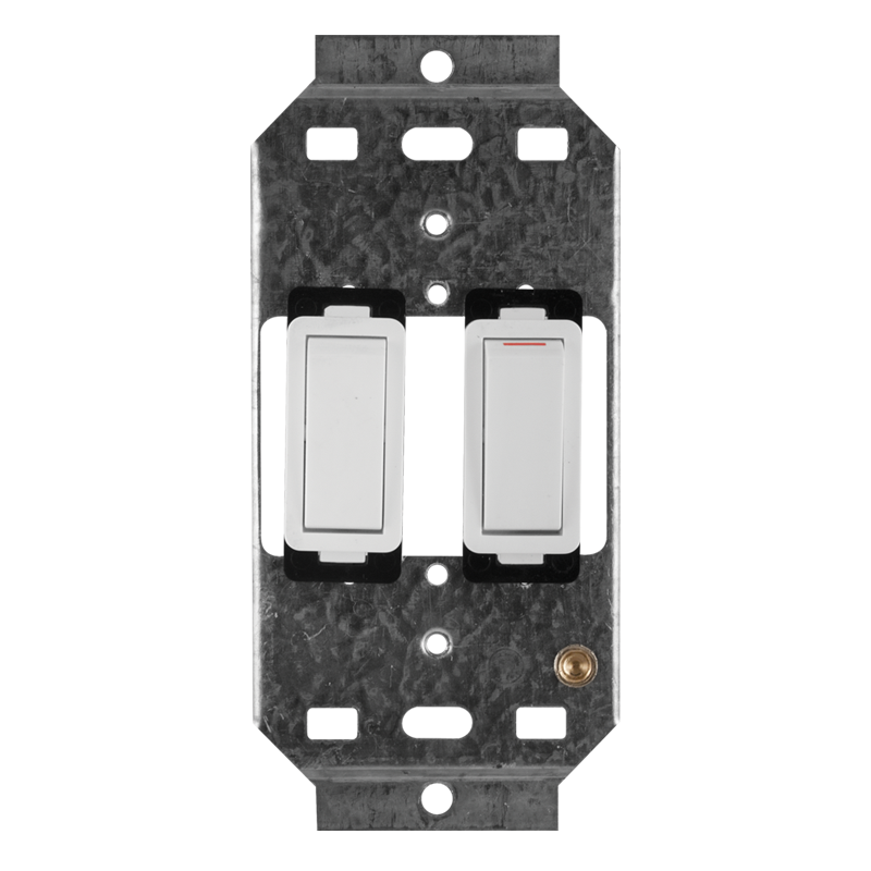 Crabtree Classic 2 Lever 1x1 Plus 1x2 Way Switch