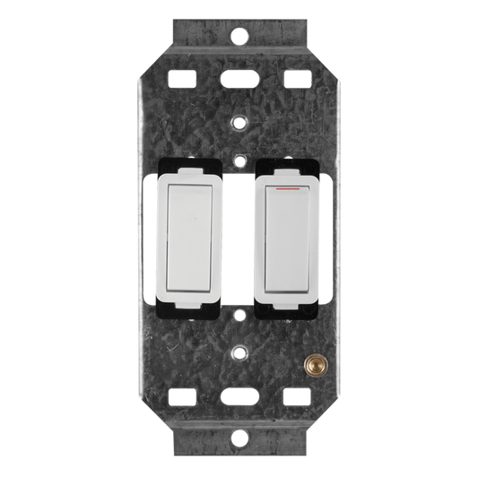 Crabtree Classic 2 Lever 1x1 Plus 1x2 Way Switch
