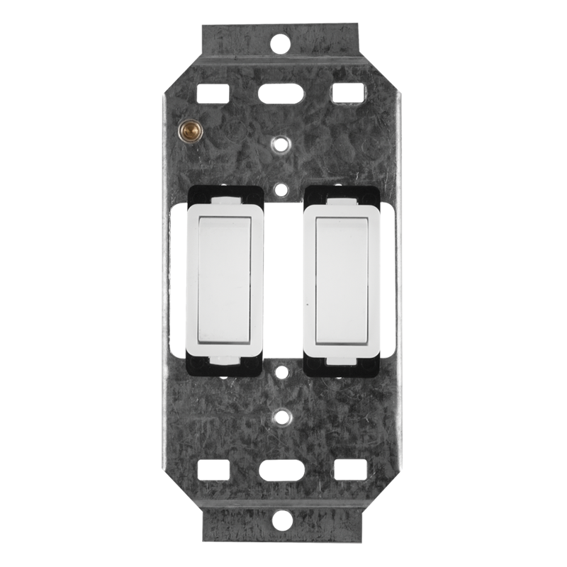 Crabtree Classic 2 Lever 2×2 Way Switch on 2×4 Yoke