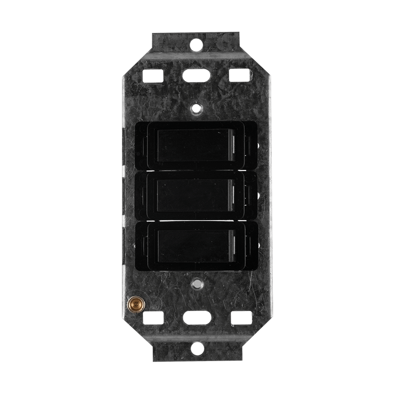 Crabtree Classic 3 Lever 2×1 Plus 1×2 Way Switch on 2×4 Yoke