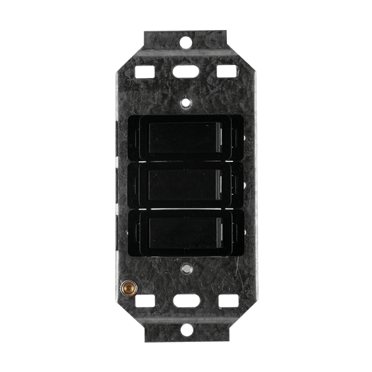 Crabtree Classic 3 Lever 2×1 Plus 1×2 Way Switch on 2×4 Yoke