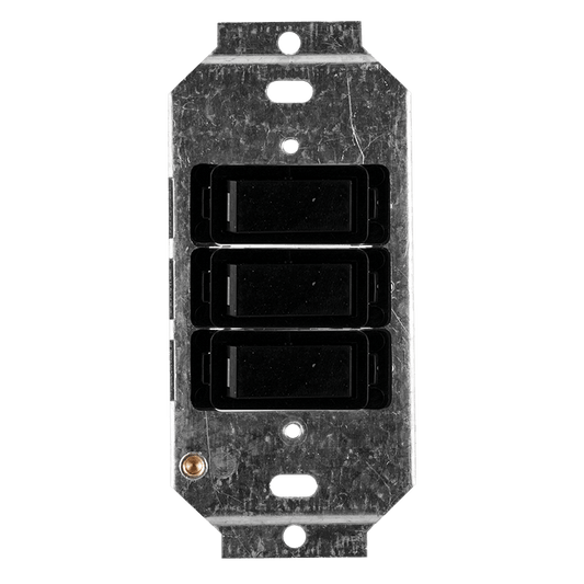 Crabtree Classic 3 Lever Switch on 2x4 Yoke - Versatile Control Solution