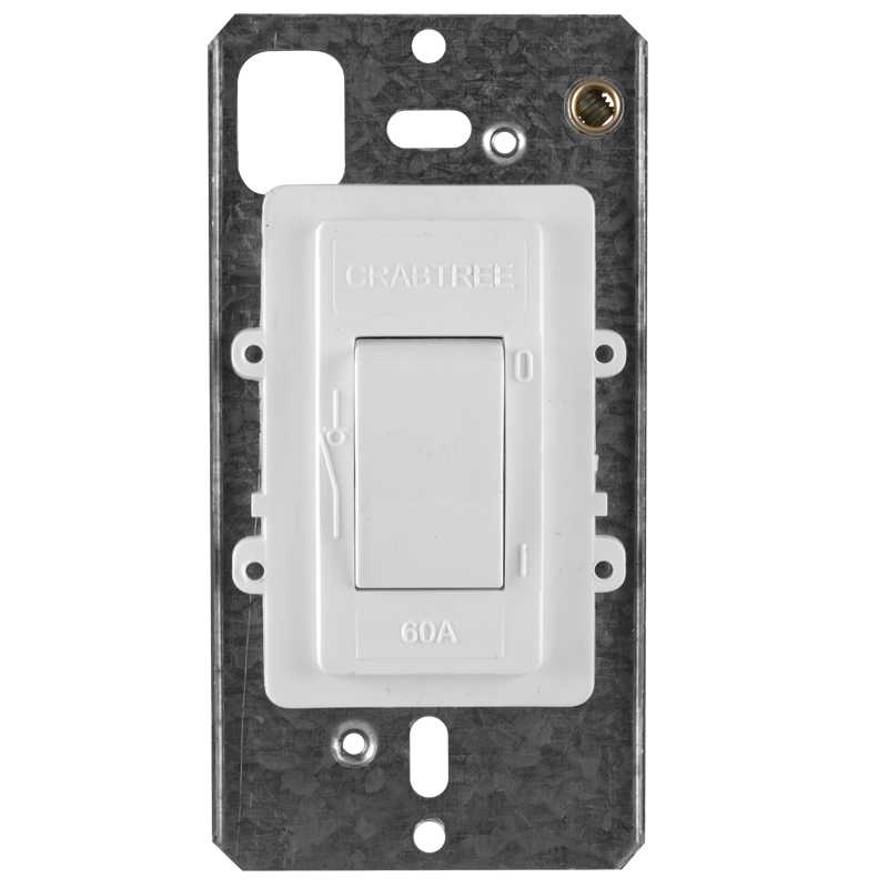 Crabtree Classic Triple Pole 60A Isolator on Yoke