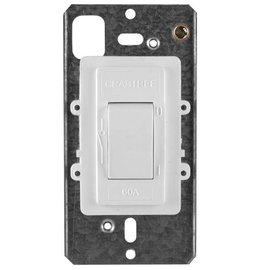 Crabtree Classic Triple Pole 60A Isolator on Yoke