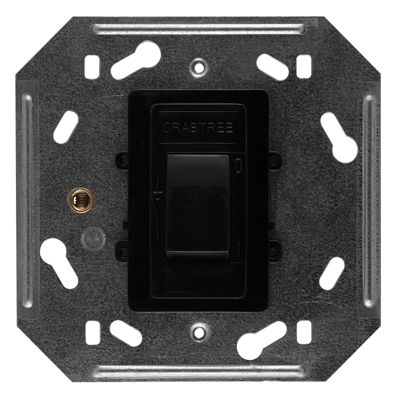 Crabtree Classic 30A Double Pole Isolator with Coverplate (100x100, 4x4)