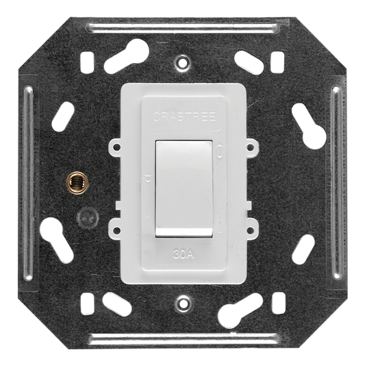Crabtree Classic Double Pole 60A Isolator on Yoke