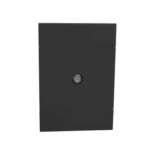 Veti 2 Satellite Socket Outlet - Charcoal