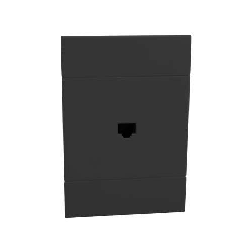 Veti 2 Data Socket Outlet - Charcoal