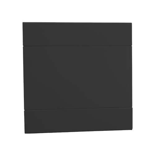 Veti 2 Blank Cover Plate 100 X 100Mm - Charcoal