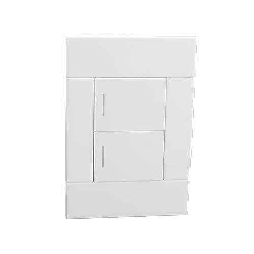 Veti 2 Two Lever One-Way Switch - White