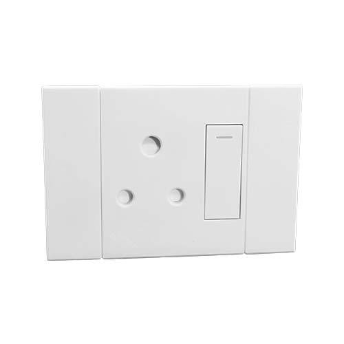 Veti 2 Single Rsa Horizontal Socket Outlet