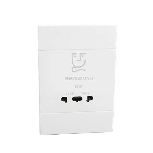 Veti 2 Shaver Socket Outlet - White