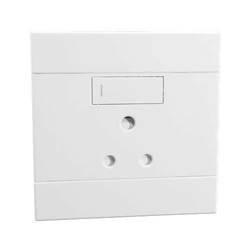 Veti 2 Single Socket Outlet - White