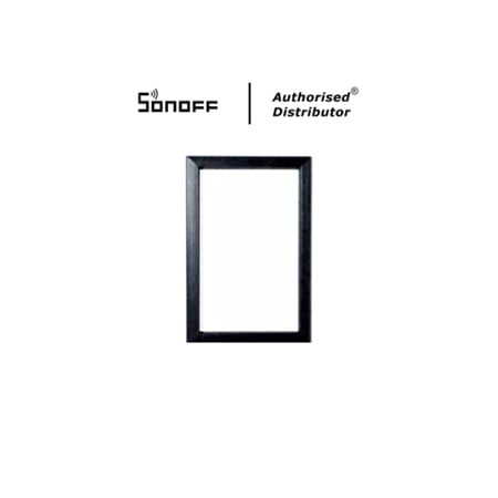 Frame for Sonoff Light Switches (Black)