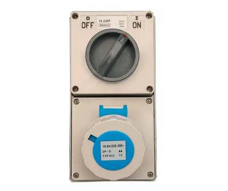 Switched Socket - Non Interlocked - Surface Mounting - IP67