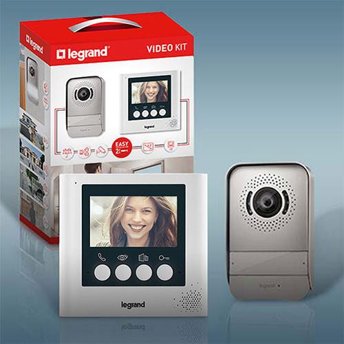 Legrand 4.3" Complete Colour Video Kit - White