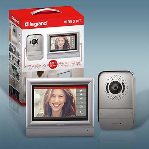 Legrand 7" Complete Touch Colour Video Kit - Silver