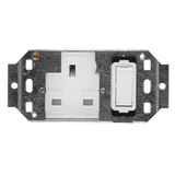 Crabtree Classic Single BS (13A) Switched Socket on Yoke (100x50mm, 4x2)