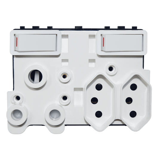 Crabtree Classic Combo Switched Monoblock Socket (Extension Reels)