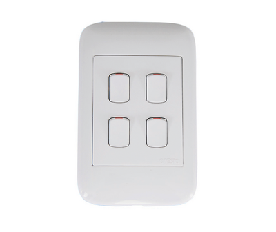 4X2 4Lever 1Way Switch On2041